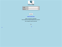 Tablet Screenshot of itau.interfile.com.br