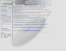 Tablet Screenshot of excel.interfile.de